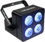Algamlight Projecteur LED 4x10W RGBW DMX 22° - Faisceau Automatique Musical Stroboscopique
