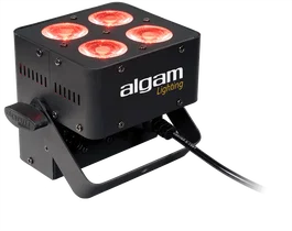 Algamlight Projecteur LED 4x10W RGBW DMX 22° - Faisceau Automatique Musical Stroboscopique