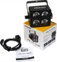 Algamlight Projecteur LED 4x10W RGBW DMX 22° - Faisceau Automatique Musical Stroboscopique