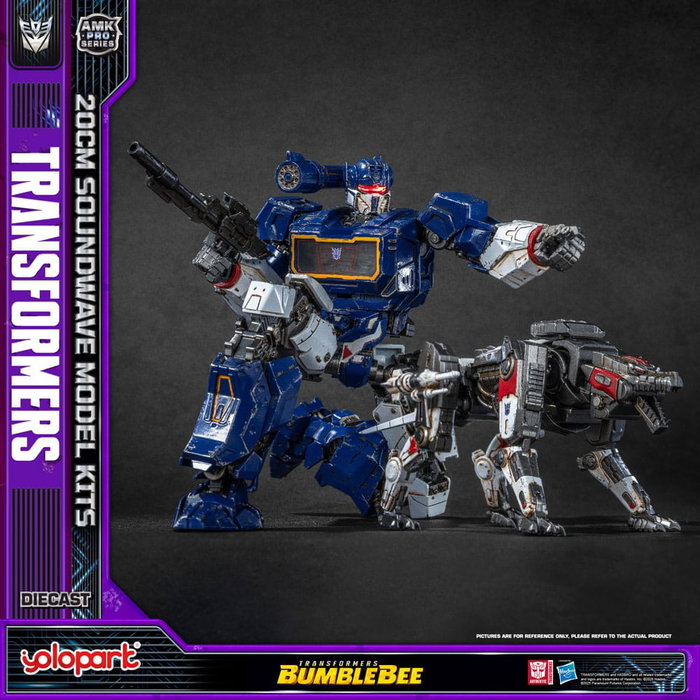 Yolopark Transformers: Bumblebee figurine Plastic Model Kit AMK Pro Series Soundwave