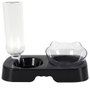 The Concept Factory Ensemble Mangeoire et Fontaine pour Chat avec Bol Ergonomique et Distributeur 500 ml