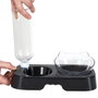 The Concept Factory Ensemble Mangeoire et Fontaine pour Chat avec Bol Ergonomique et Distributeur 500 ml