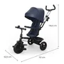 Kinderkraft ASTON 2 PLUS Tricycle Évolutif 6 en 1 Bleu Marine