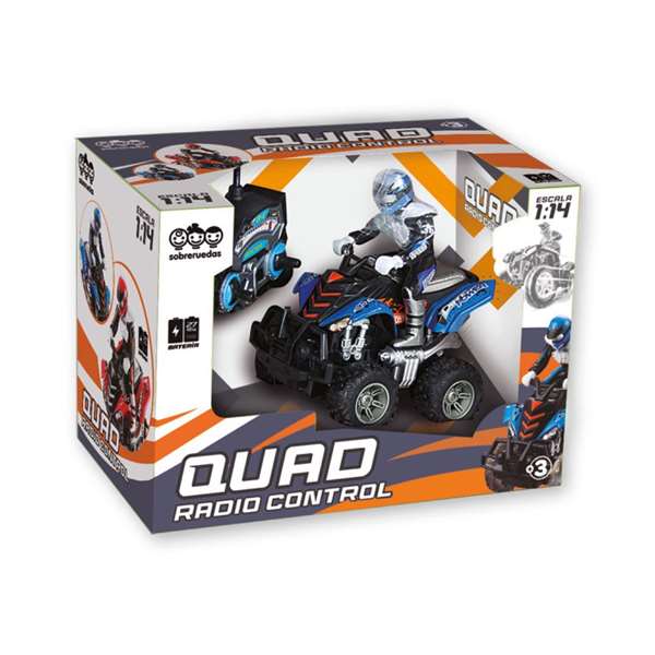 Jugatoys Quad radio commandé échelle 1:14 - Modèles surtidos