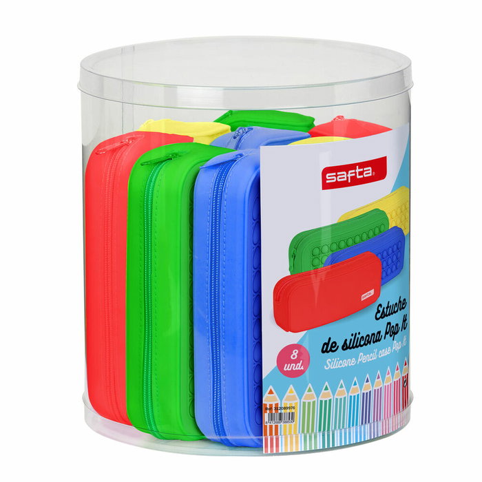 Trousse d'écolier Safta Pop It Rouge 27 x 23 cm Lot