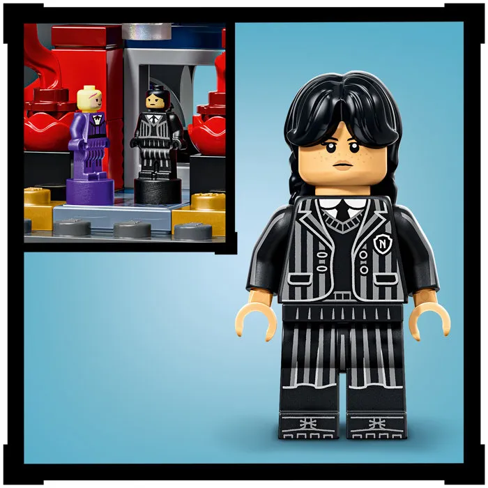 LEGO L'Académie Nevermore 76788 - Maquette d'École avec 3 Figurines