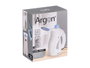 Argon Fer à repasser vapeur 160 ml, bleu, 19 x 22 x 11 cm, avec accessoires (Set de 6)