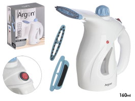 Argon Fer à repasser vapeur 160 ml, bleu, 19 x 22 x 11 cm, avec accessoires (Set de 6)
