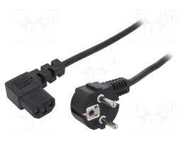 ESPE Câble d'alimentation H05VV-F 3x0,75mm2 noir 3m