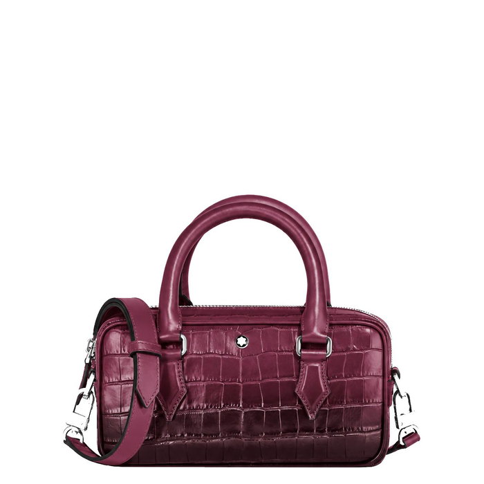 Montblanc Sac Mini Atelier en cuir de crocodile bordeaux Montblanc Sac Mini Atelier en cuir de crocodile bordeaux