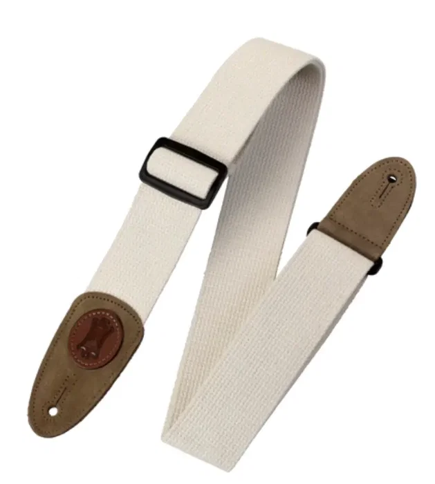 Levy's Correa Signature Cotton Series 2" Natural - Sangle de guitare en coton 5 cm