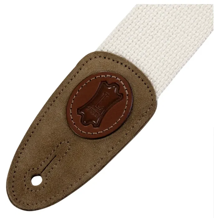Levy's Correa Signature Cotton Series 2" Natural - Sangle de guitare en coton 5 cm