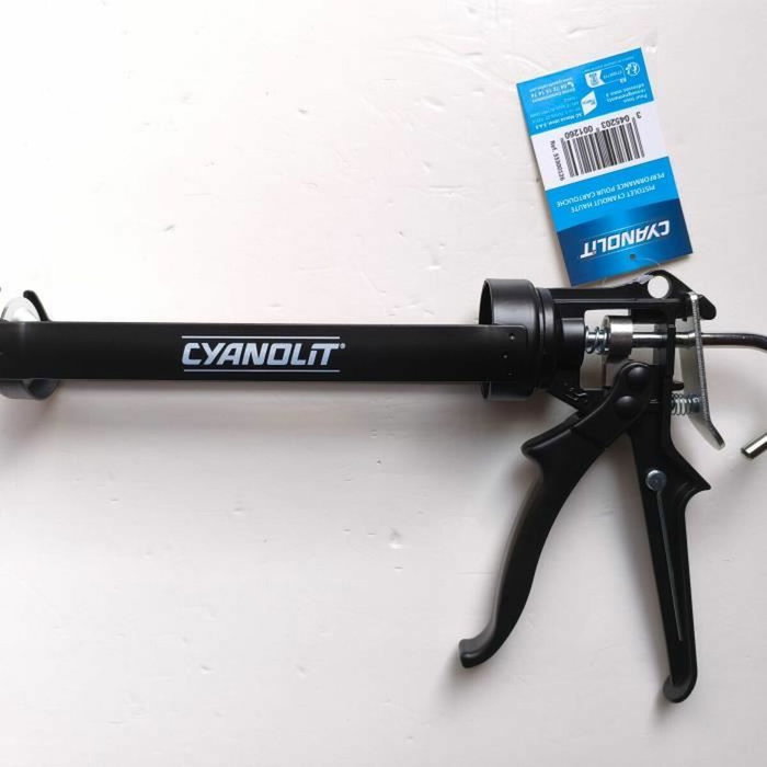 Cyanolit Pistolet d'application Pro 310 ml Noir