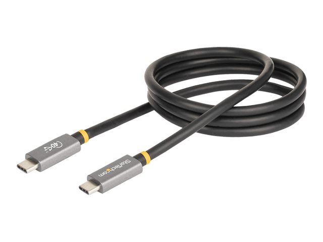 StarTech.com Câble USB4 USB-C vers USB-C 1m 40Gbps 8K 100W Charge Rapide