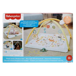 Fisher-Price Tapis de gym Sensimals avec 6 jouets sensoriels portables pour bébés à partir de 1 mois