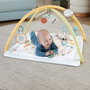 Fisher-Price Tapis de gym Sensimals avec 6 jouets sensoriels portables pour bébés à partir de 1 mois