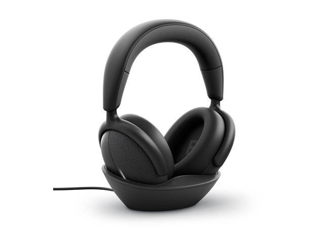 Dell WL7024 Casque Bluetooth Sans Fil avec Réduction de Bruit Active, Noir
