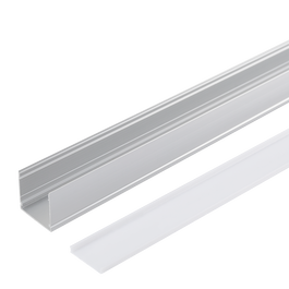 Greenice Profil Pour Bandes LED 2 mètres - Diffuseur Opale