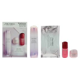 Shiseido Coffret Brightening Essentials Anti-Taches et Hydratation - Sérum Correcteur 50 ml + Sérum Hydratant 10 ml + Crème-Gel 15 ml + Masque Visage