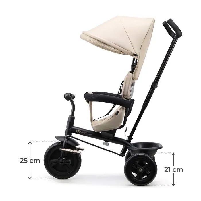 Kinderkraft FREEWAY 2 Tricycle Évolutif 5 en 1 Beige