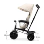 Kinderkraft FREEWAY 2 Tricycle Évolutif 5 en 1 Beige