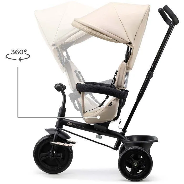 Kinderkraft FREEWAY 2 Tricycle Évolutif 5 en 1 Beige