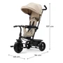 Kinderkraft FREEWAY 2 Tricycle Évolutif 5 en 1 Beige