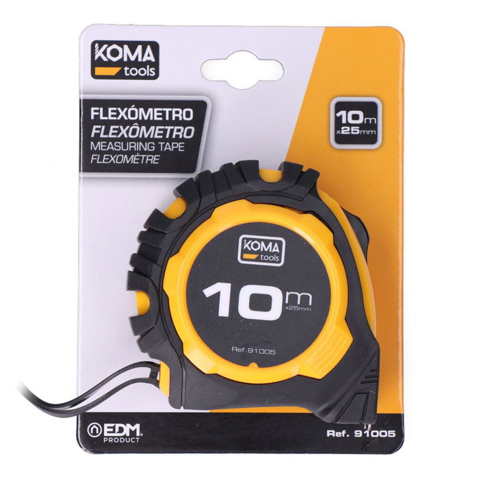 Flexomètre Koma Tools Standard ABS 10 m x 25 mm Flexomètre Koma Tools Standard ABS 10 m x 25 mm