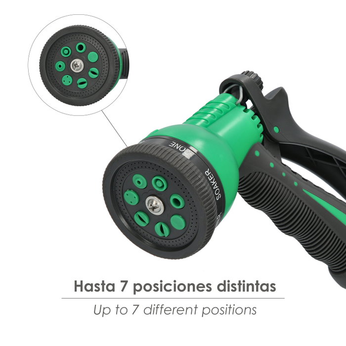SATURNIA Pistola de riego en plastique 7 positions SATURNIA Pistola de riego en plastique 7 positions