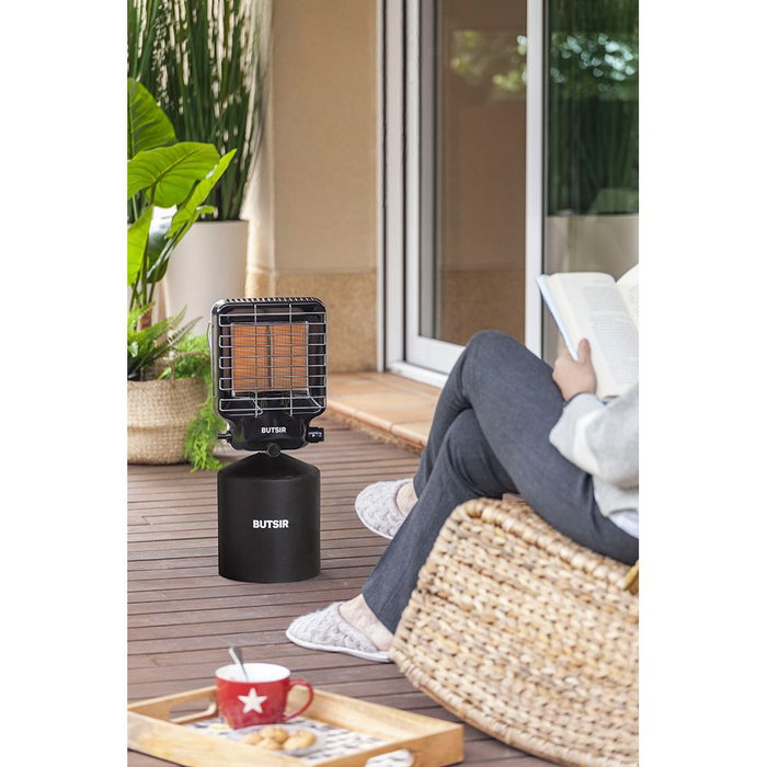 Butsir Barrachina Ebbc0022 Estufa infrarouge portative 3000W pour bombonnes bleues