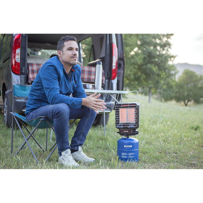 Butsir Barrachina Ebbc0022 Estufa infrarouge portative 3000W pour bombonnes bleues