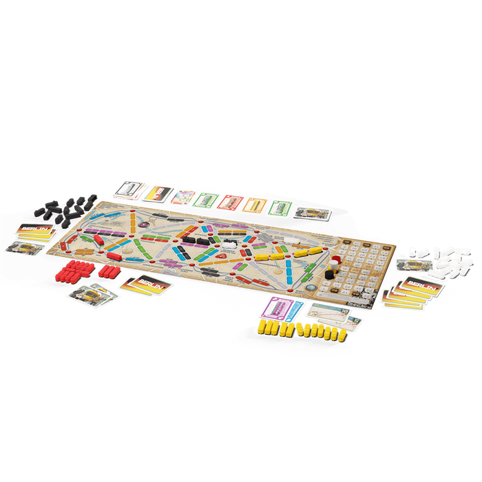 Asmodee DW720865 Jeu de société Aventuriers du Rail Berlin - Édition rapide en espagnol Asmodee DW720865 Jeu de société Aventuriers du Rail Berlin - Édition rapide en espagnol