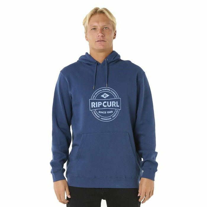 Sweat à capuche homme Rip Curl Stapler Hood Bleu Sweat à capuche homme Rip Curl Stapler Hood Bleu