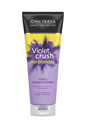 John Frieda Violet Crush Après-shampooing pour blondes 250 ml - Neutralise les tons jaunes et orangés