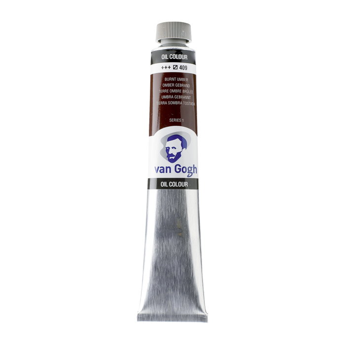 Van Gogh Peinture à l'huile Terre d'ombre brûlée 409 - 60 ml Van Gogh Peinture à l'huile Terre d'ombre brûlée 409 - 60 ml