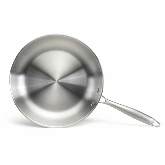 Livoo Poêle Acier Inoxydable Triply Brigade 28 cm