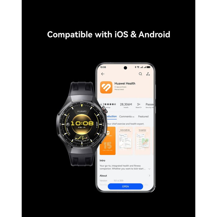 Montre intelligente Huawei Watch GT 6 Pro 46mm Atum-B29M Argenté 1,47" 46 mm Montre intelligente Huawei Watch GT 6 Pro 46mm Atum-B29M Argenté 1,47" 46 mm