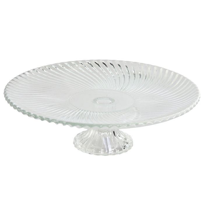 Assiette plate Home ESPRIT Transparent Verre 26 x 26 x 8 cm Assiette plate Home ESPRIT Transparent Verre 26 x 26 x 8 cm