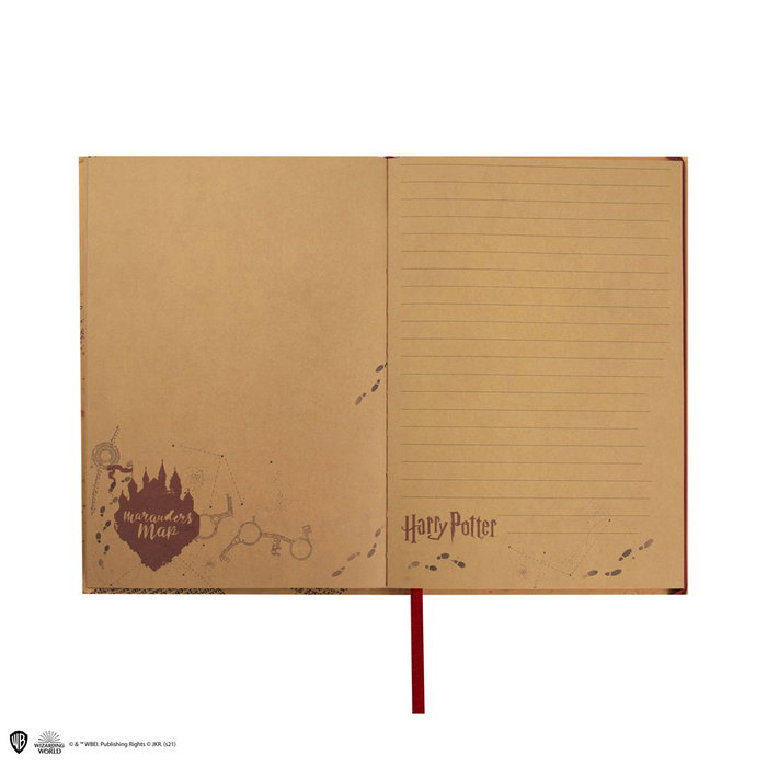 Cinereplicas Harry Potter carnet de notes A5 Marauder's Map