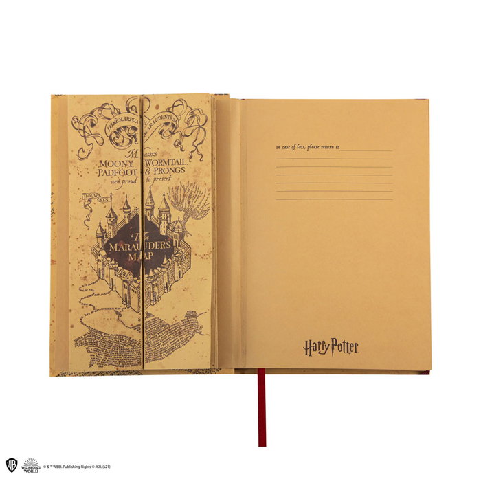 Cinereplicas Harry Potter carnet de notes A5 Marauder's Map