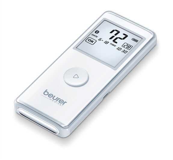 Beurer ME-90 CardioExpert Cardiomètre avec Bluetooth, Application Mobile et câble USB pour enregistrement et suivi du rythme cardiaque