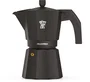 Pezzetti ITALEXPRESS Cafetière italienne (Moka) en aluminium 3 tasses - Noir - Préparation de café expresso traditionnel