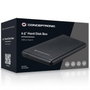 Conceptronic Carcasa pour Disque Dur 2.5" USB 3.1 Type-C SATA III Boîtier Aluminium 10 Gbps