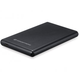 Conceptronic Carcasa pour Disque Dur 2.5" USB 3.1 Type-C SATA III Boîtier Aluminium 10 Gbps