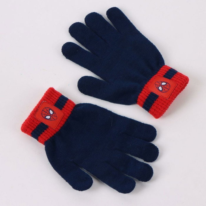 Bonnet et gants Spider-Man Bleu Bonnet et gants Spider-Man Bleu