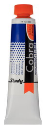 Cobra Study Color Peinture à l'huile miscible à l'eau Bleu Ultramar 504, 40 ml