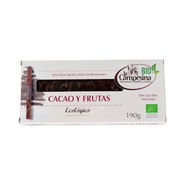 LA CAMPESINA Turron Cacao et Fruits 190 g