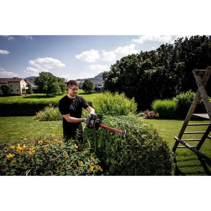Metabo HS 18 LTX 65 Taille-haies sans fil 18V Batterie Lame 65 cm Laser et Diamant Coupe nette