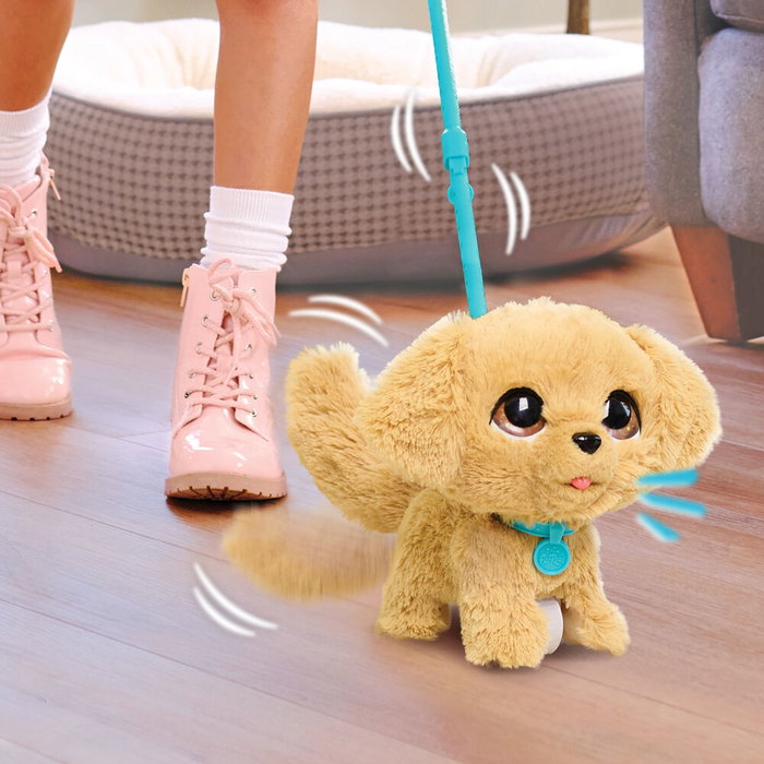 Just Play Furreal Walk-A-Lots Golden Retriever 28162 - Jouet interactif et marcheur pour enfant +4 ans avec laisse, sons réalistes et mouvements (20,3 cm) - Multilingue Just Play Furreal Walk-A-Lots Golden Retriever 28162 - Jouet interactif et marcheur pour enfant +4 ans avec laisse, sons réalistes et mouvements (20,3 cm) - Multilingue