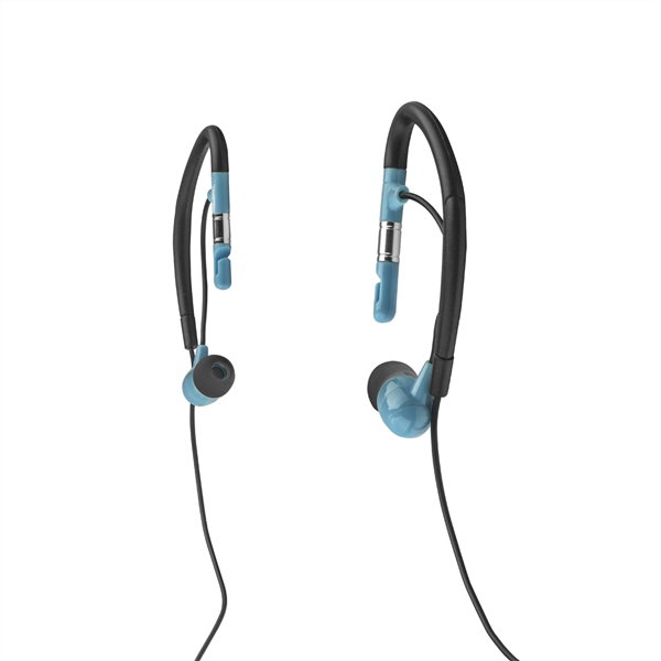 Elbe AU-009-DEP - Écouteurs intra-auriculaires Bluetooth sportifs, étanches IPX8 pour la natation, sonorité puissante avec basses profondes et fixations confortables